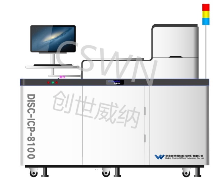 DISC-ICP-8100型：耐氟基或更弱腐蚀性气体，带双片送取样室（Load-Lock）